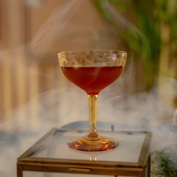 cocktail with smoke